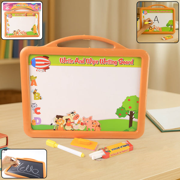 Kids’ Learning Drawing Board with Dual-Surface Design