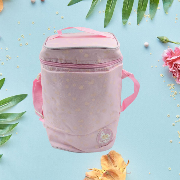 Cute Animal Zip Lunch Bag with Adjustable Strap – Reusable & Durable (1 Pc)