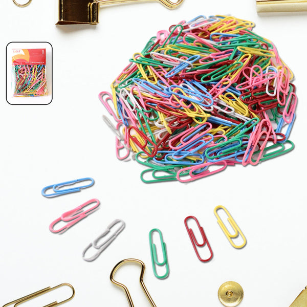 Multicolor-Coated Paper Clips