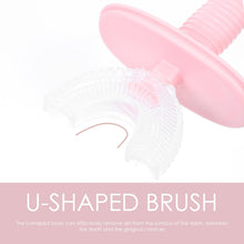 Kids U-Shaped Silicone Toothbrush – 360° Cleaning for Ages 2-6 (1 Pc)
